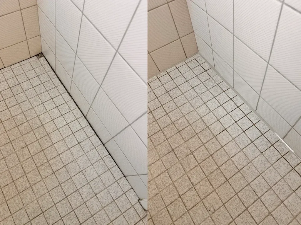 Silikonfugen in der Dusche erneuern in Zug – echte Arbeit von DichtFix